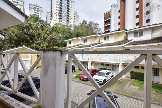 Varanda da Suíte 1 de casa de condomínio para alugar com 4 quartos, 200m² em Jardim Ampliacao, São Paulo