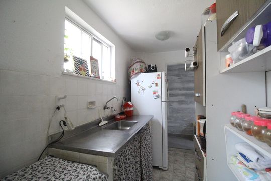 Cozinha de apartamento à venda com 2 quartos, 52m² em Jacarepaguá, Rio de Janeiro