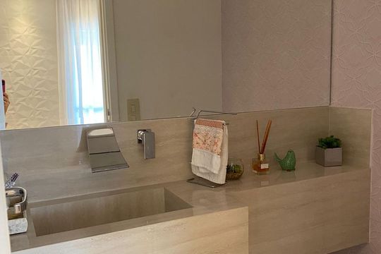 Lavabo de apartamento à venda com 3 quartos, 127m² em Cursino, São Paulo