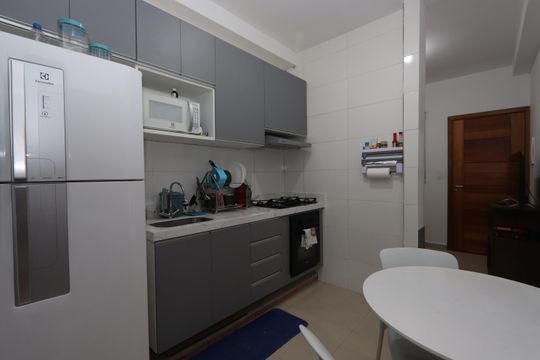 Cozinha de apartamento à venda com 2 quartos, 36m² em São Lucas, São Paulo