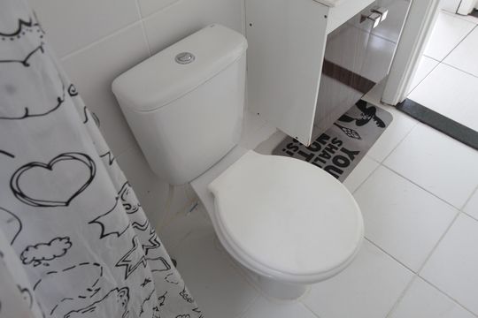 Banheiro Social de apartamento para alugar com 2 quartos, 46m² em Trevo, Belo Horizonte