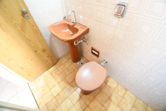 Banheiro de kitnet/studio à venda com 1 quarto, 38m² em Bosque, Campinas