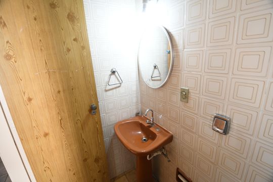 Banheiro de kitnet/studio à venda com 1 quarto, 38m² em Bosque, Campinas
