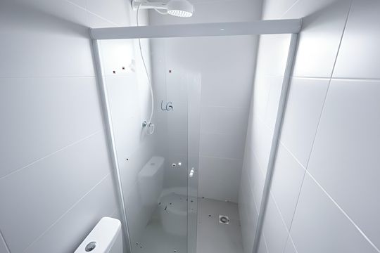 Banheiro de kitnet/studio para alugar com 1 quarto, 32m² em Tucuruvi, São Paulo