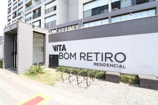 Fachada de kitnet/studio à venda com 1 quarto, 30m² em Bom Retiro, São Paulo