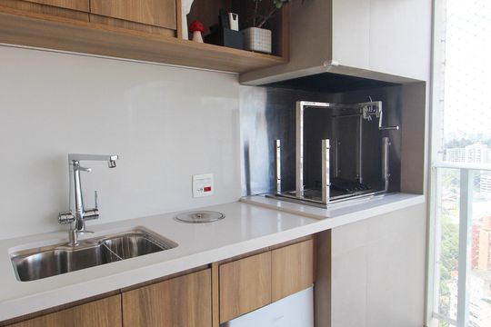 Varanda da Sala de apartamento para alugar com 2 quartos, 89m² em Jardim Ampliacao, São Paulo