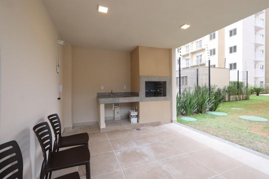Área comum - Churrasqueira de apartamento para alugar com 2 quartos, 42m² em Vila Graciosa, São Paulo