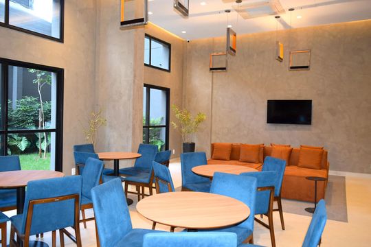 Salão de Festas de kitnet/studio para alugar com 1 quarto, 25m² em Pinheiros, São Paulo