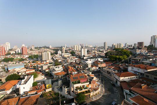 Vista da Área comum de apartamento para alugar com 2 quartos, 45m² em Vila Antonina, São Paulo