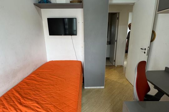 Quarto de casa de condomínio à venda com 3 quartos, 86m² em Paraíso, Santo André