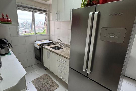 Cozinha de casa de condomínio à venda com 3 quartos, 86m² em Paraíso, Santo André