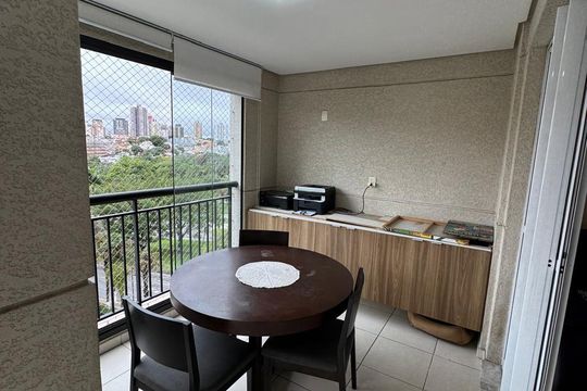 Varanda de casa de condomínio à venda com 3 quartos, 86m² em Paraíso, Santo André