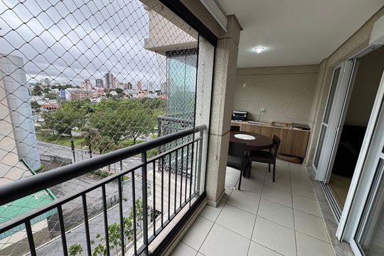 Varanda de casa de condomínio à venda com 3 quartos, 86m² em Paraíso, Santo André