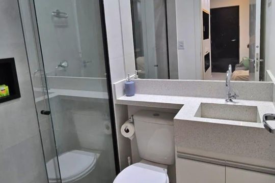 Banheiro de apartamento à venda com 2 quartos, 50m² em Vila Formosa, São Paulo