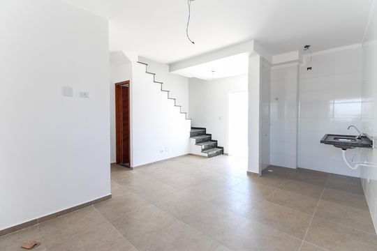 Sala/Cozinha de apartamento à venda com 2 quartos, 60m² em Jardim Sao Carlos (zona Leste), São Paulo