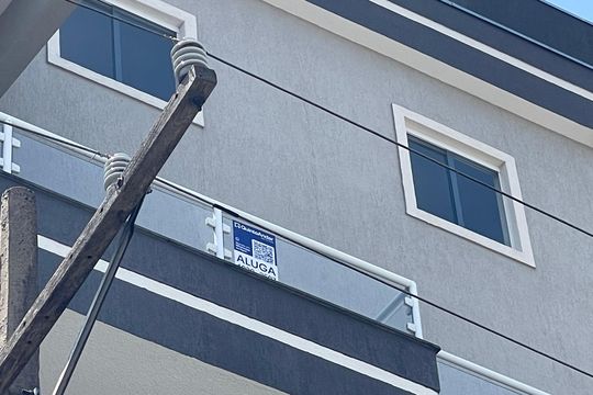 Fachada + Placa de apartamento à venda com 2 quartos, 60m² em Jardim Sao Carlos (zona Leste), São Paulo