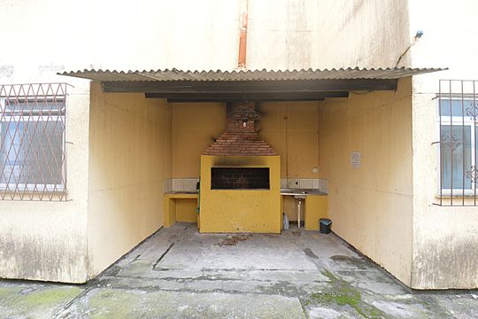 Área comum - Churrasqueira de apartamento à venda com 1 quarto, 41m² em Morro Santana, Porto Alegre