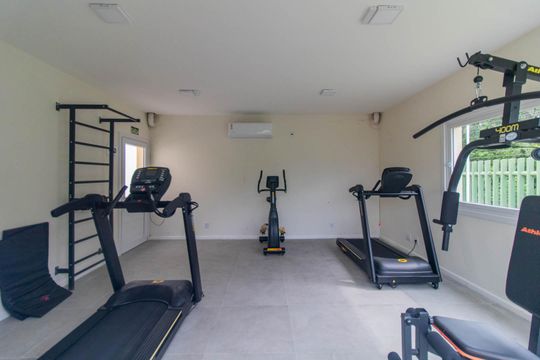 Área comum - Academia de casa de condomínio à venda com 3 quartos, 89m² em Cavalhada, Porto Alegre