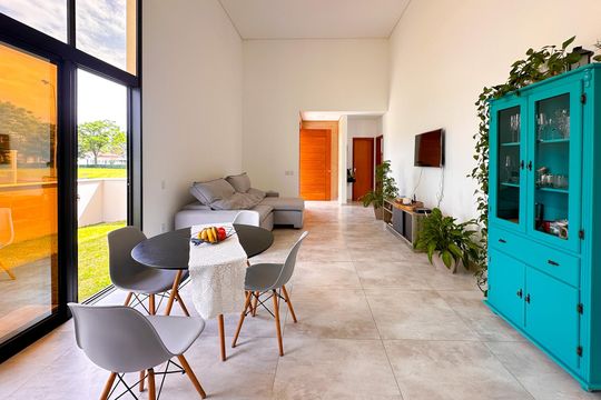 Sala de Jantar de casa de condomínio para alugar com 4 quartos, 186m² em São João do Rio Vermelho, Florianópolis