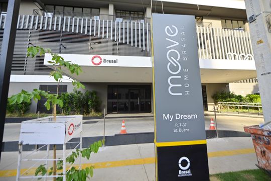 Fachada  de apartamento para alugar com 2 quartos, 69m² em Setor Bueno, Goiânia