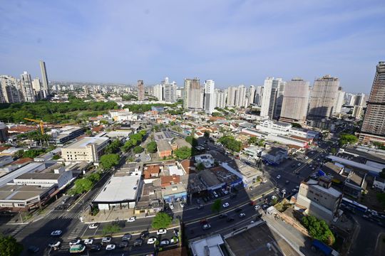 Vista Varanda Sala de apartamento para alugar com 2 quartos, 69m² em Setor Bueno, Goiânia