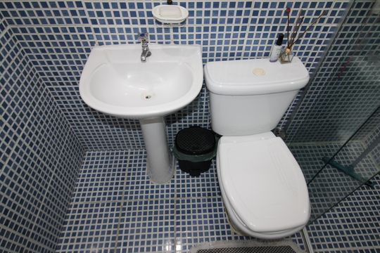 Banheiro de apartamento à venda com 1 quarto, 49m² em Santana, São Paulo