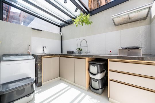 Área de Serviço de casa de condomínio à venda com 2 quartos, 124m² em Parque Jabaquara, São Paulo
