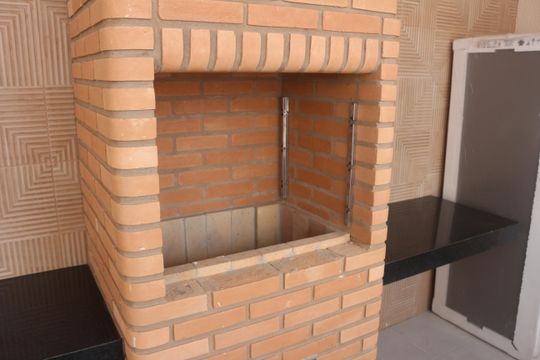 Área comum - Churrasqueira de apartamento para alugar com 2 quartos, 34m² em Vila Palmares, Santo André