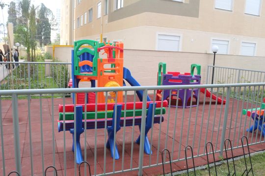 Área comum - Playground de apartamento para alugar com 2 quartos, 34m² em Vila Palmares, Santo André