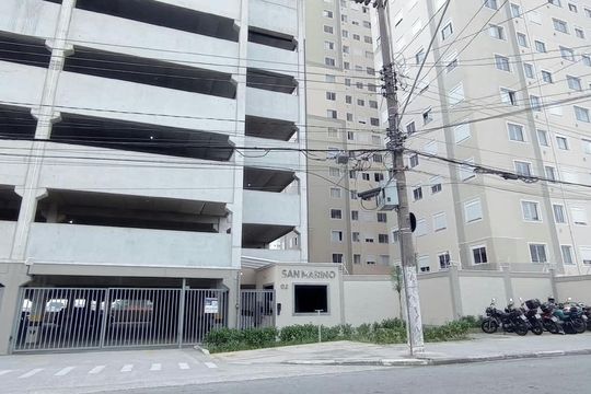 Fachada de apartamento para alugar com 2 quartos, 34m² em Vila Palmares, Santo André