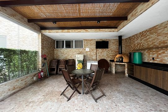 Área comum - Churrasqueira de apartamento à venda com 3 quartos, 144m² em Santa Teresinha, São Paulo
