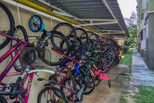 Área comum Bicicletário de apartamento à venda com 3 quartos, 56m² em Irajá, Rio de Janeiro