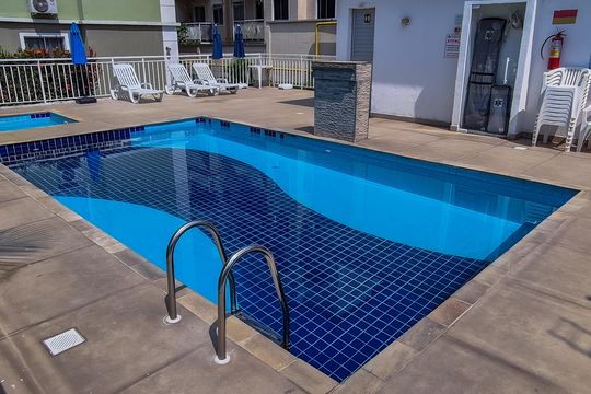 Área comum piscina  de apartamento à venda com 3 quartos, 56m² em Irajá, Rio de Janeiro