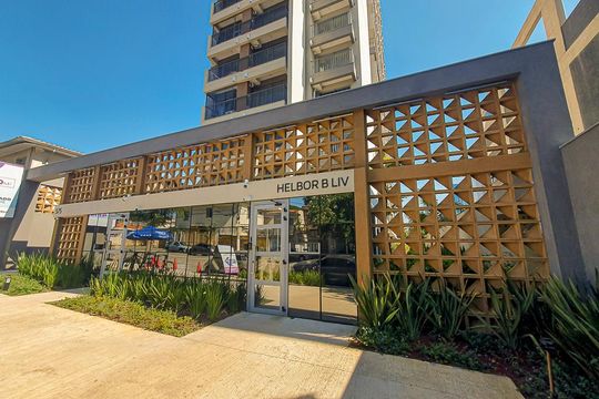 Fachada de kitnet/studio para alugar com 1 quarto, 30m² em Vila Cordeiro, São Paulo