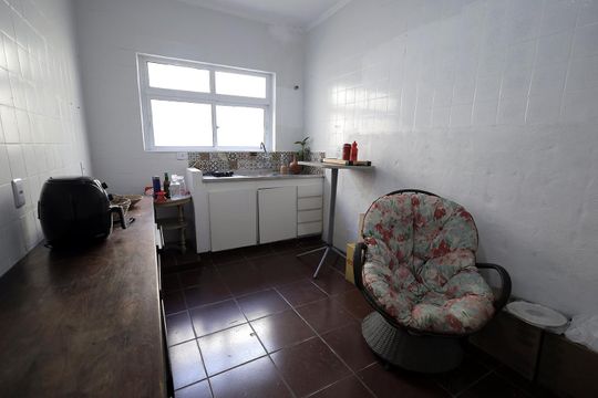 Cozinha de casa para alugar com 3 quartos, 146m² em Vila Humaita, Santo André