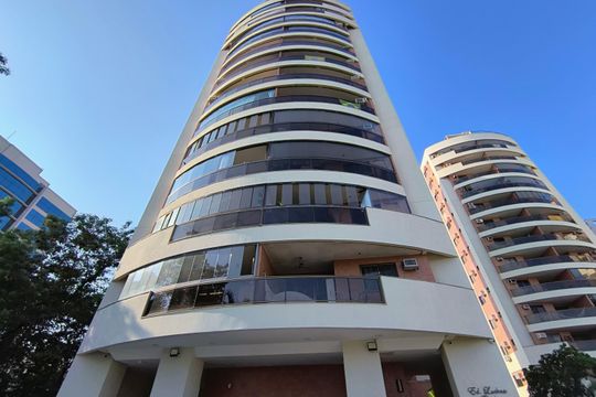 Fachada do bloco de apartamento à venda com 3 quartos, 142m² em Barra Olímpica, Rio de Janeiro