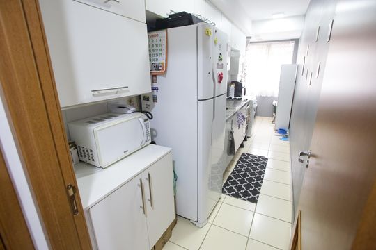 Cozinha de apartamento à venda com 3 quartos, 83m² em Taquara, Rio de Janeiro