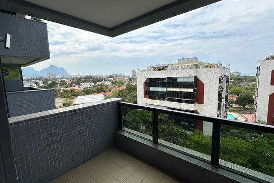 Varanda de apartamento à venda com 2 quartos, 84m² em Barra da Tijuca, Rio de Janeiro