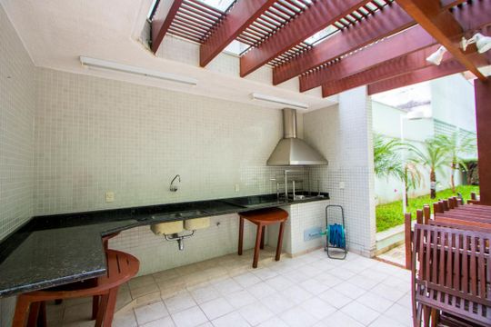 Área comum - Churrasqueira de apartamento à venda com 3 quartos, 100m² em Jardim, Santo André