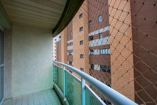 Varanda da sala de apartamento à venda com 3 quartos, 100m² em Jardim, Santo André