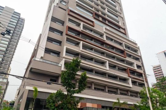 Fachada do Prédio de kitnet/studio para alugar com 1 quarto, 29m² em Vila Clementino, São Paulo