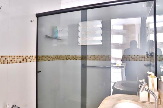 Banheiro de casa para alugar com 2 quartos, 115m² em Vila Prudente, São Paulo