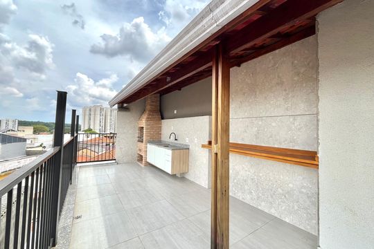 Área comum - Churrasqueira de apartamento para alugar com 1 quarto, 34m² em Vila Guarani (zona Sul), São Paulo