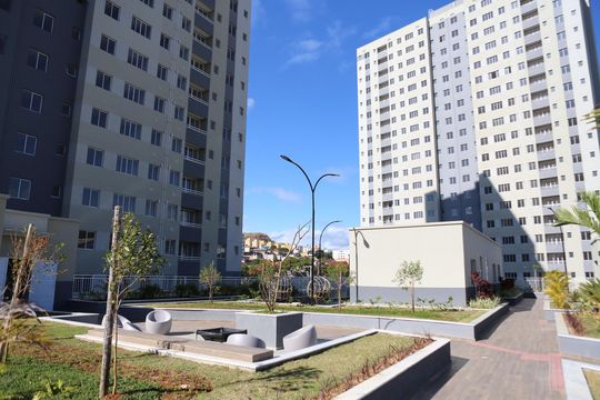 Área comum de apartamento para alugar com 1 quarto, 60m² em Novo Riacho, Contagem