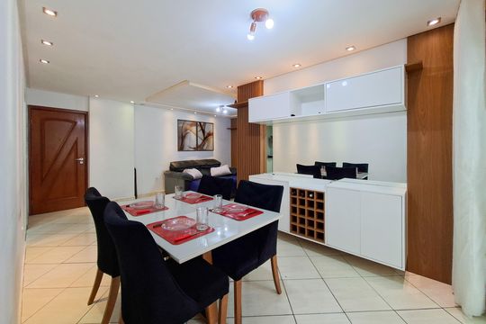 Sala de apartamento para alugar com 2 quartos, 144m² em Cidade Ocian, Praia Grande