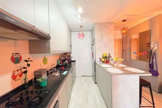 Cozinha de apartamento à venda com 3 quartos, 98m² em Horto Florestal, Jundiaí