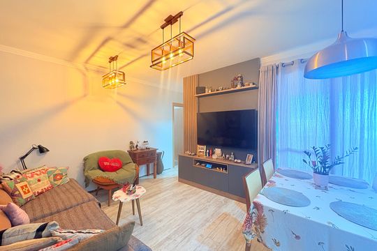 Sala de apartamento à venda com 3 quartos, 98m² em Horto Florestal, Jundiaí