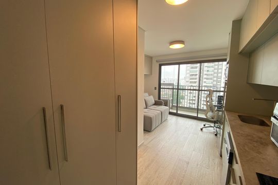 Studio de kitnet/studio à venda com 1 quarto, 25m² em Santo Amaro, São Paulo
