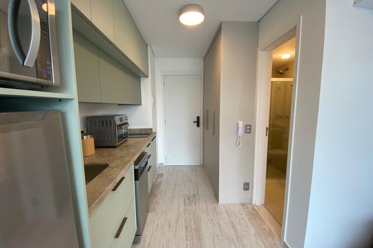 Studio de kitnet/studio à venda com 1 quarto, 25m² em Santo Amaro, São Paulo
