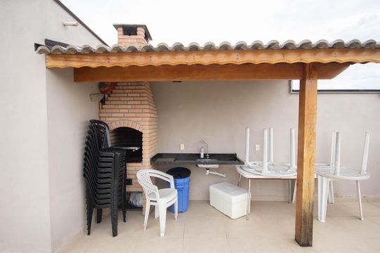 Área comum - Churrasqueira de apartamento à venda com 2 quartos, 47m² em Vila Nivi, São Paulo